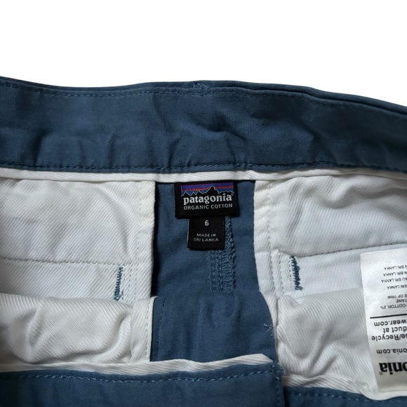 Patagonia Women 4" Shorts Blue Size 6 - Picture 4 of 6